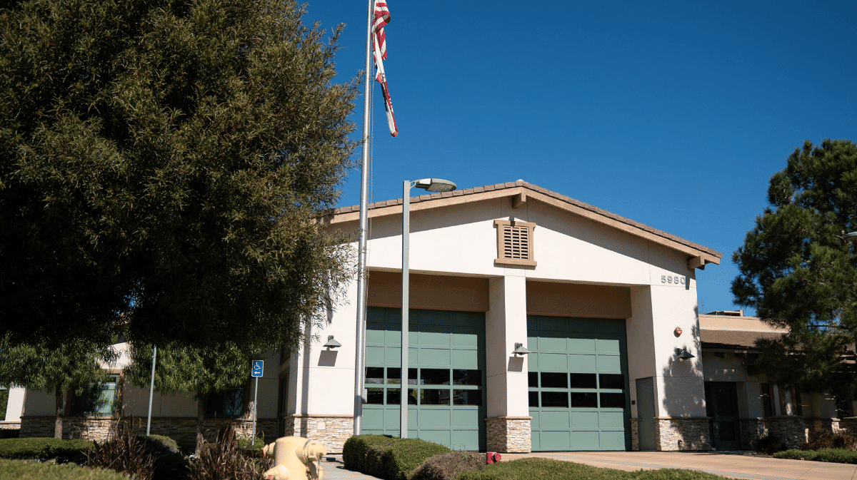 The Front of Chino Valley Fire Station 67