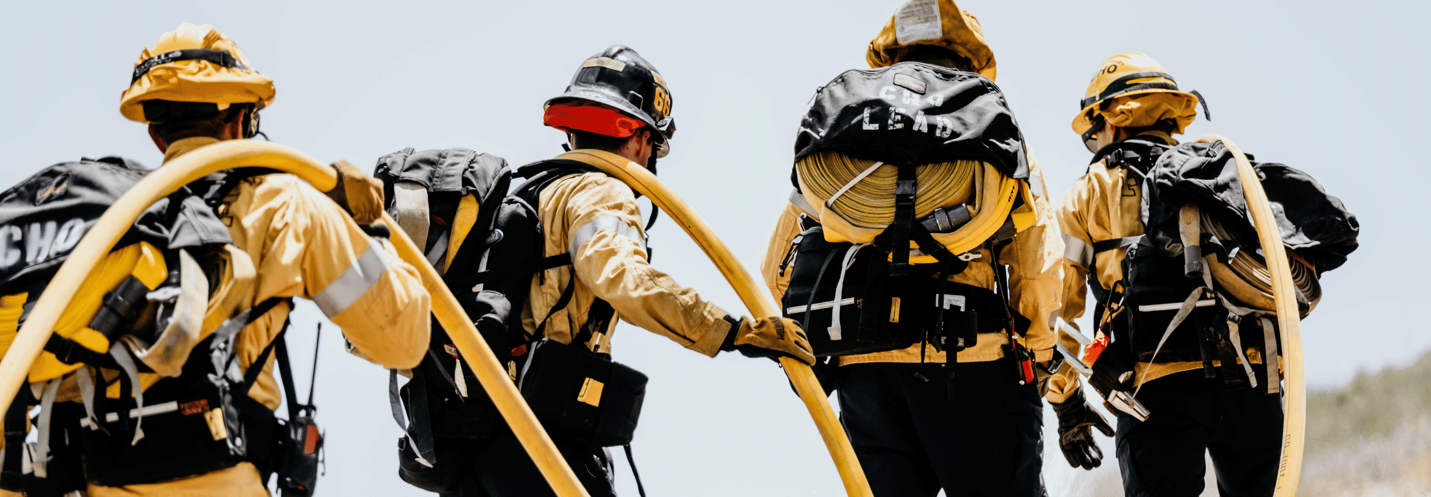 Chino Valley Fire District Firefighters on a Brush Assignment